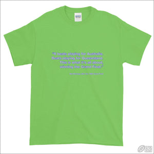 Rugby League T-shirt Mens Canberra Quote S T-shirt - Mens