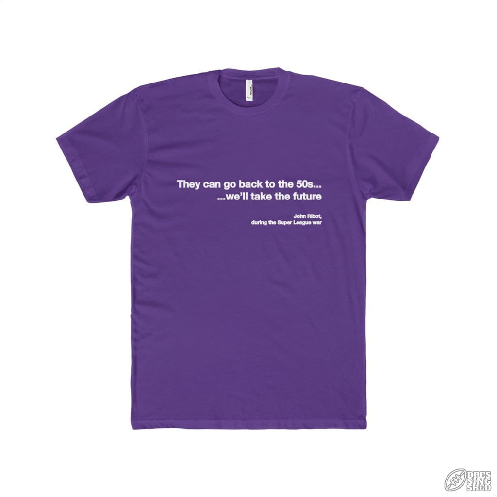 Rugby League T-shirt Mens Melbourne Quote Solid Purple Rush / S T-shirt - Mens