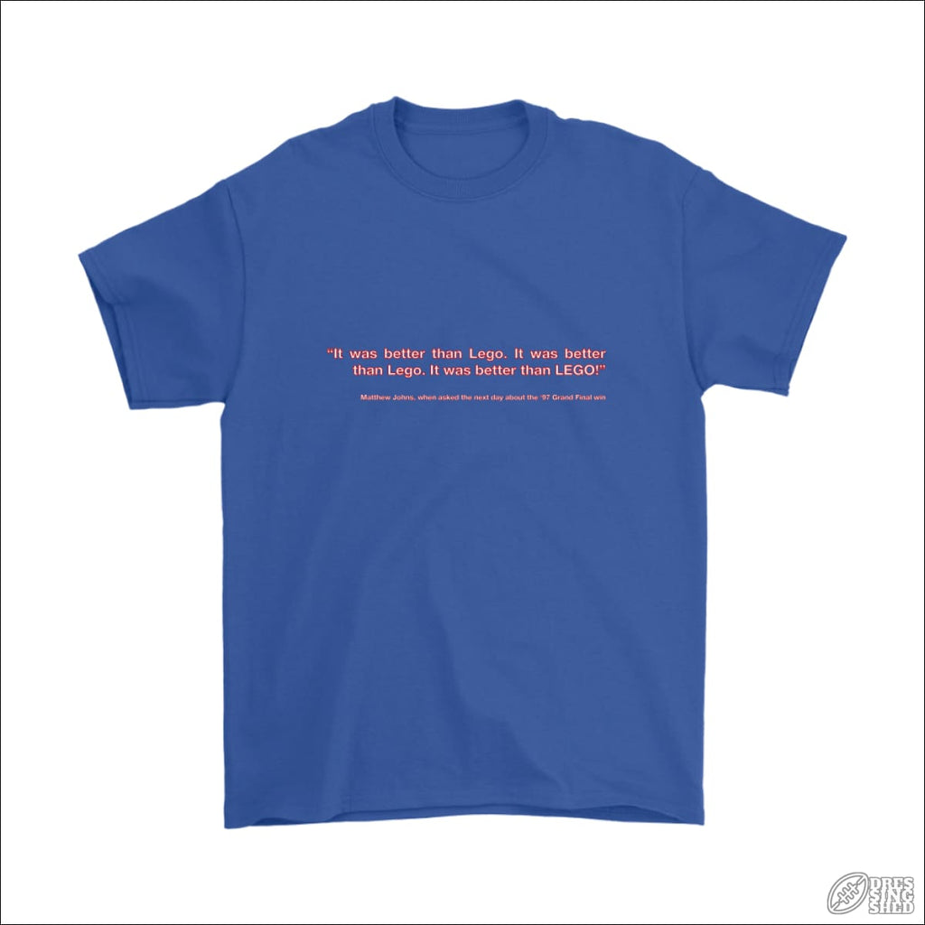 Rugby League T-shirt Mens Newcastle Quote Gildan Mens T-Shirt / Royal Blue / S T-shirt - Mens