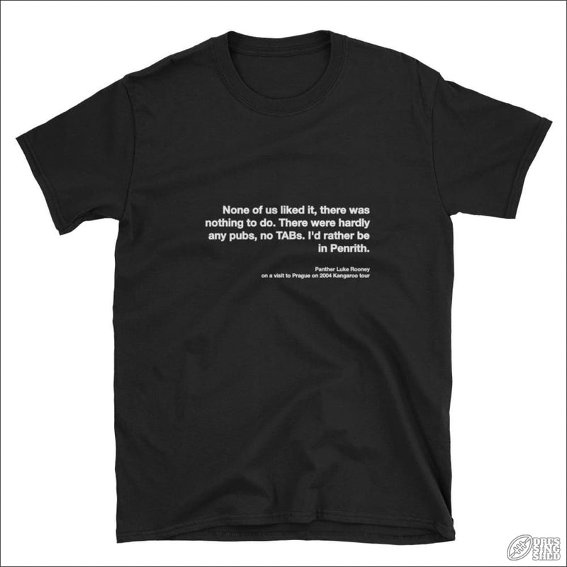 Rugby League T-shirt Mens Penrith Quote S T-shirt - Mens