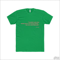 Rugby League T-shirt Mens Souths Quote Solid Kelly Green / XS T-shirt - Mens